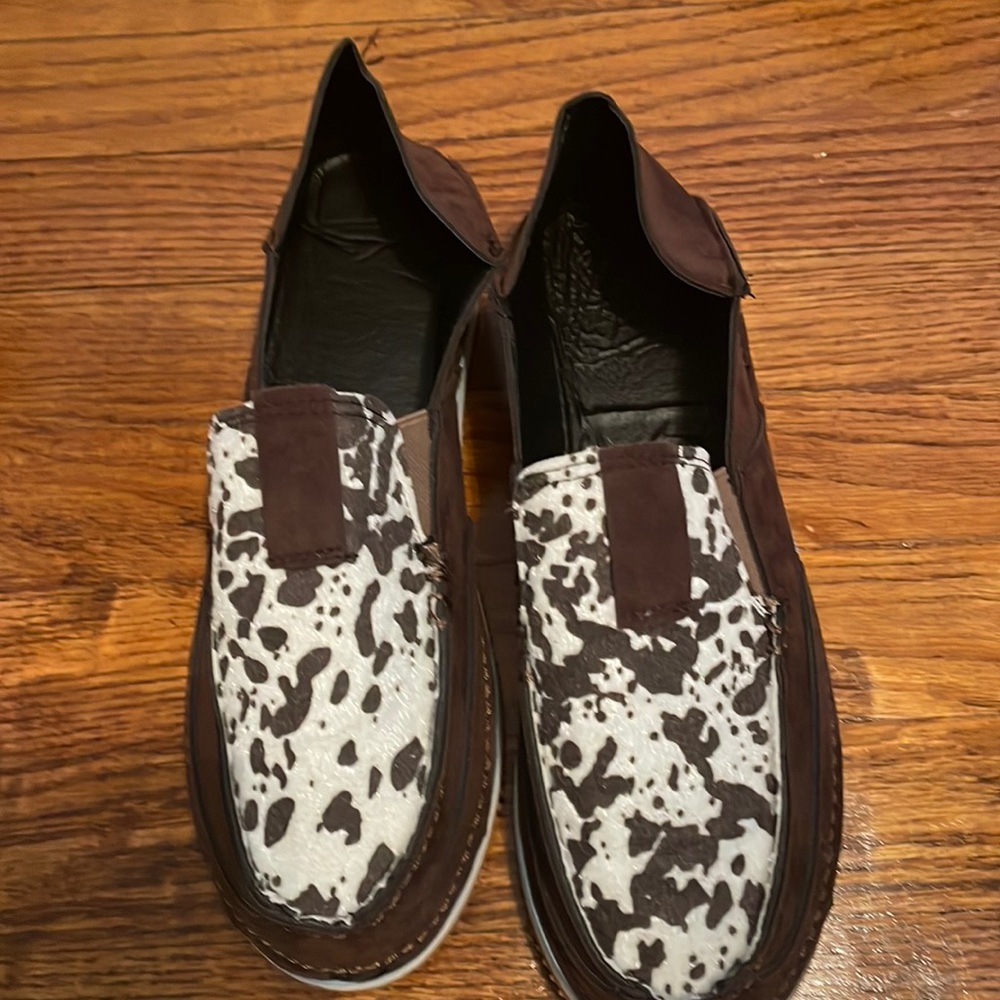 Cow print Slip-On wide